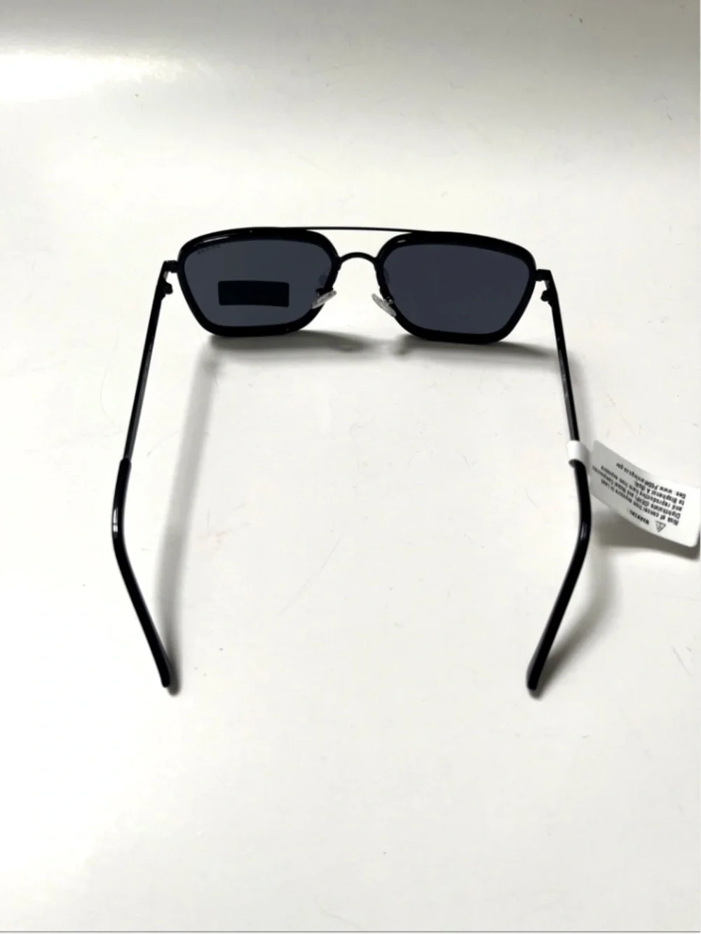 New GUESS Aviator Sunglasses GO00112 Double Bridge Glossy Metal Black